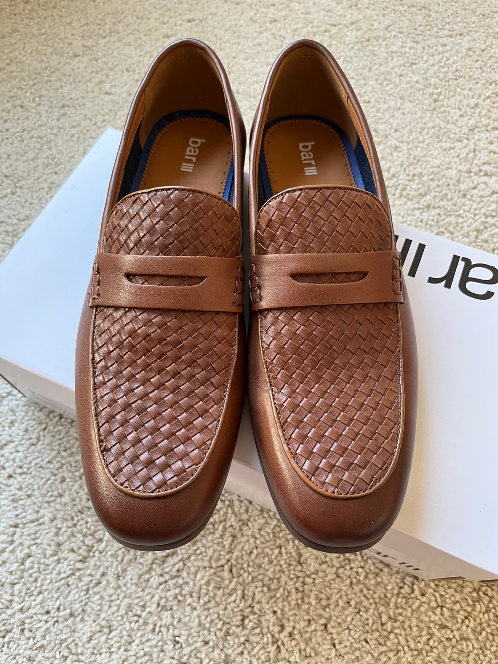Bar III Beaul Brown Loafers